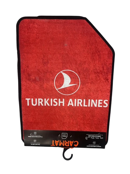 Universal AIRLINES Kırmızı Dekor Paspas Kaydırmaz Taban Yıkanablir - 1