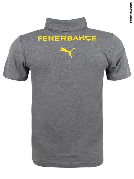 Fenerbahçe Lisanslı 24/25 A Takım Gri Polo T-shirt - Resim 2