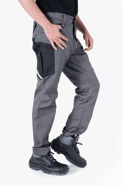 F 2144 Kordura Takviyeli Likralı Pantolon - Resim 8