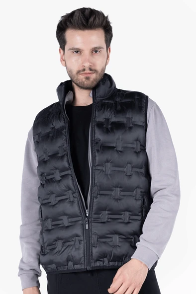 Ultrasonic Siyah Şişme Yelek