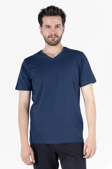 V Yaka T-Shirt - Resim 5