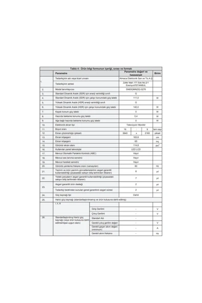 SUNNY SN65QMN252-0276 - Resim 5