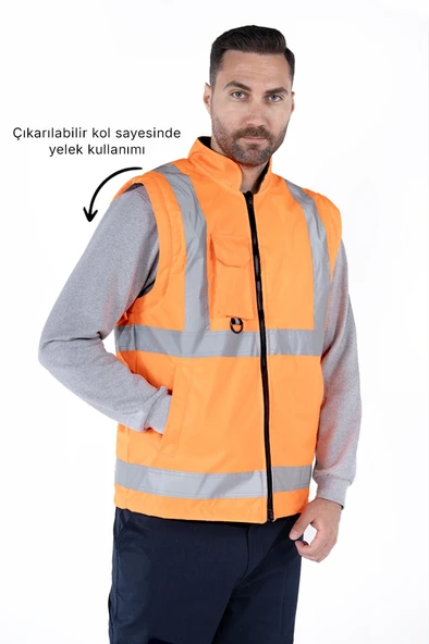 5’İ Bir Arada Hi-Vis Kaban - 10