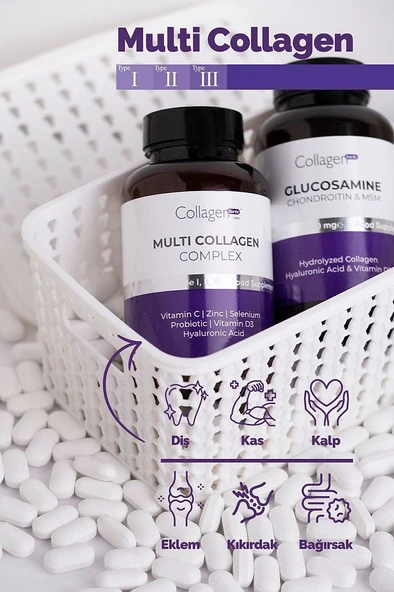Collagen Forte Platinum Multi Kolajen Komplex, Probiyotik & Multivitamin 1500 mg x 90 Tablet - 3