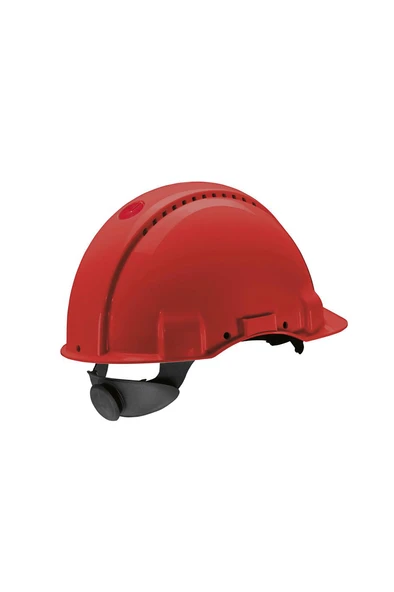 3M Kırmızı Havalandırmalı Vidalı Baret - 1
