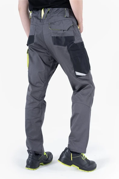 F 2144 Kordura Takviyeli Likralı Pantolon - Resim 3