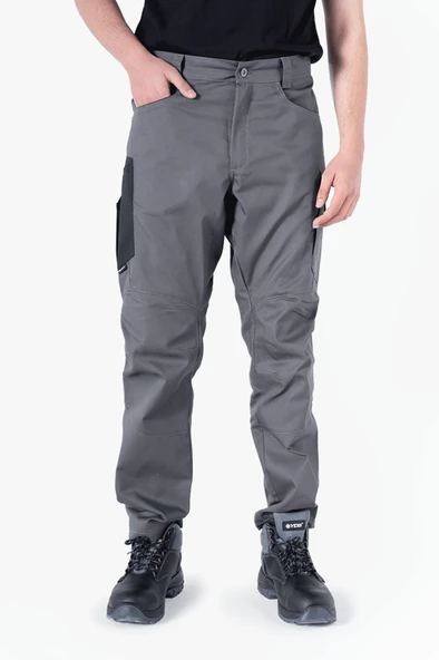 F 2144 Kordura Takviyeli Likralı Pantolon - Resim 7