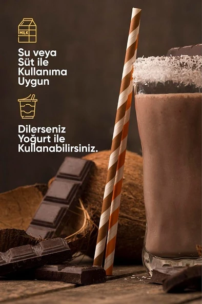 Collagen Life Kolajen İçerikli Çikolata Aromalı Kilo Almaya ve İştah Açmaya Yardımcı Toz - Resim 4