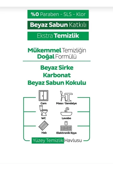 Sleepy easy clean yüzey temizlik havlusu 400 yaprak - Resim 3