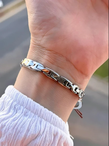 Essence Vintage Seri Küçük Kasa Çelik Kararma Renk Atma Yapmaz Kadın Kol Saat+Bileklik BD1222.220 - 3