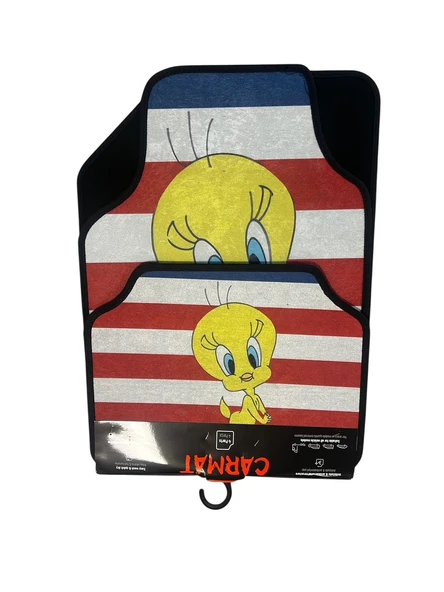 Universal Tweety TİVİTİ Dekor Paspas Kaydırmaz Taban Yıkanablir - 1