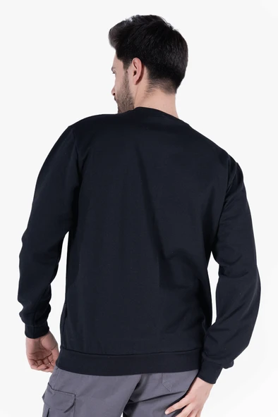 2 İplik Bisiklet Yaka Sweatshirt - 10
