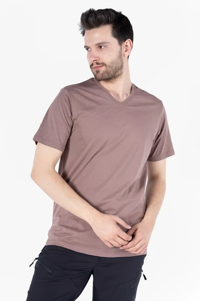 V Yaka T-Shirt - Resim 10