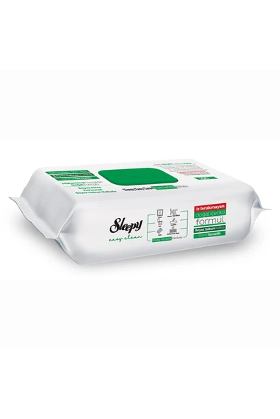 Sleepy Easy Clean Yüzey Temizlik Havlusu Beyaz Sabun 100'lü ürün görseli