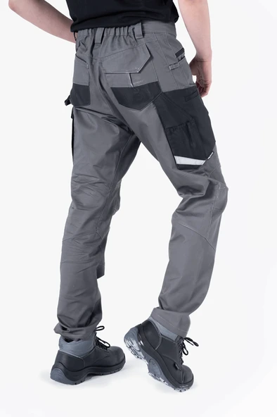 F 2144 Kordura Takviyeli Likralı Pantolon - Resim 9