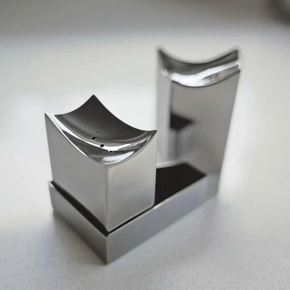 Philippi Elbphilharmoni 3 Parça Tuzluk Biberlik 9 cm - Resim 4