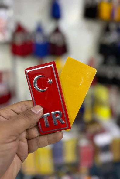 Tr Plaka Sticker 2'li - Türkiye Plaka Sticker - TR Logolu - Resim 3