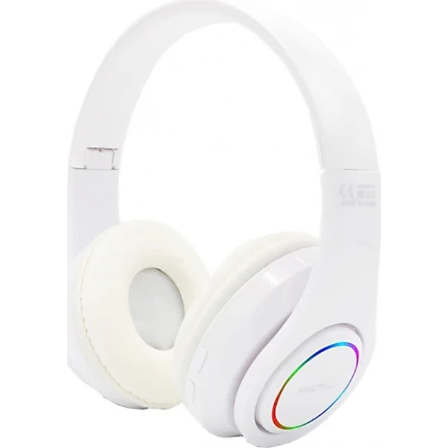 Abk-03 Rgb Işıklı Baş Üstü Bluetooth Kulaklık beyaz - Resim 3