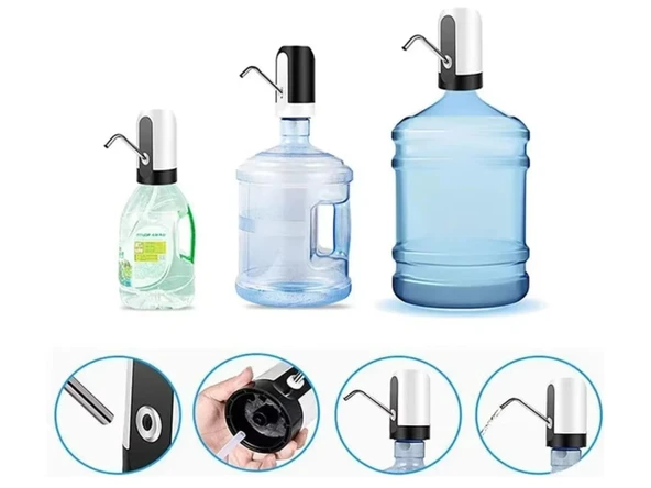 Şarjlı Damacana Su Pompası - Resim 4