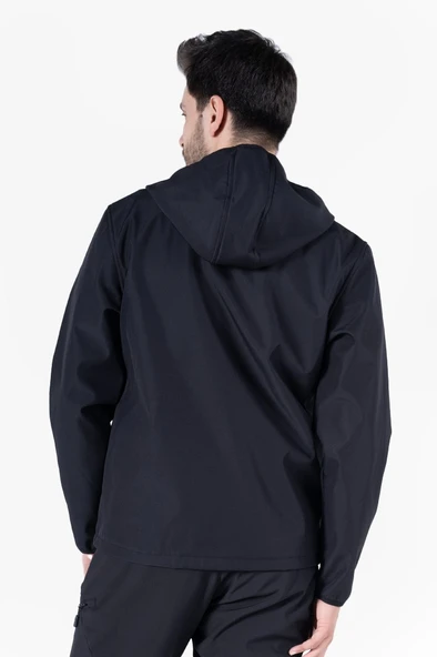 Kapüşonlu Softshell Mont - 3