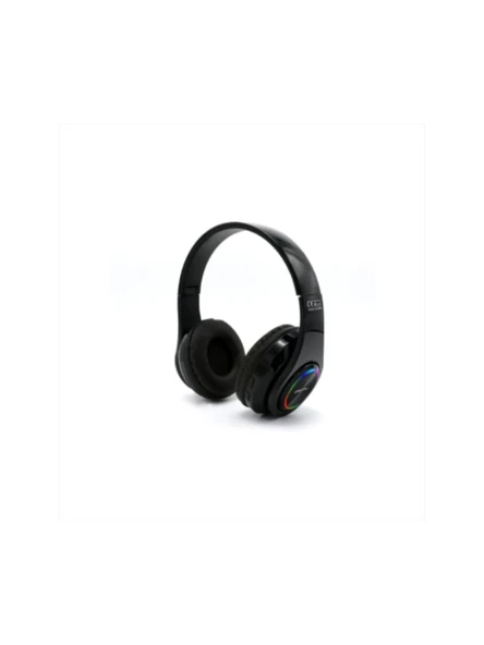 Abk-03 Rgb Işıklı Baş Üstü Bluetooth Kulaklık siyah - 3