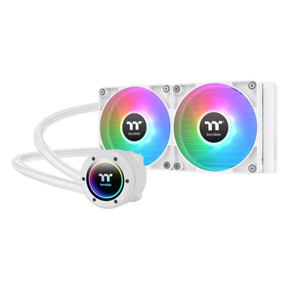 Thermaltake TH240 V2 ARGB 240mm AM5/1851P Beyaz İşlemci Sıvı Soğutucu ürün görseli 1