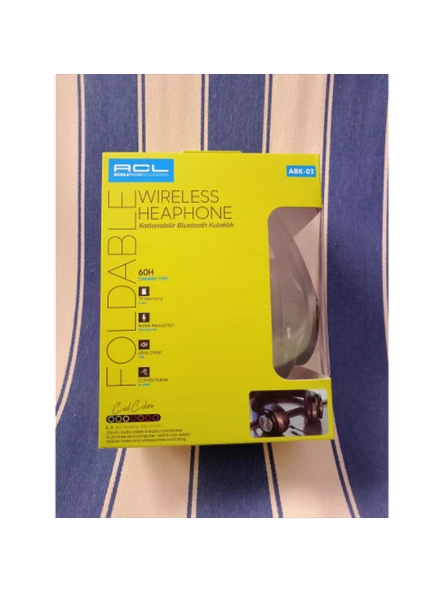 Abk-03 Rgb Işıklı Baş Üstü Bluetooth Kulaklık siyah - 2