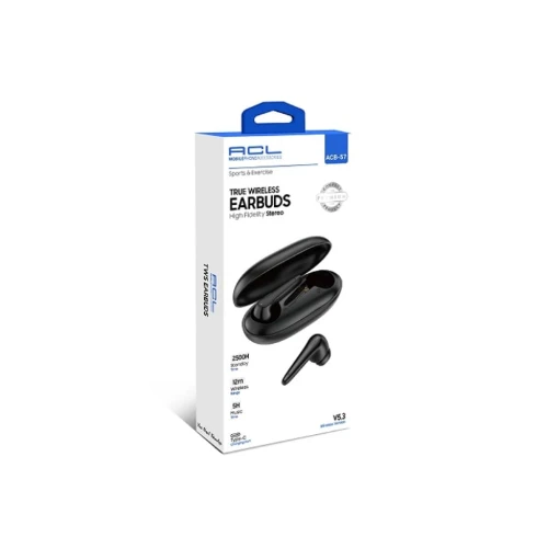 Acb57 5.3 Versiyon Type-C Şarj Girişli True Wireless Kulakiçi Kulaklık (Siyah) ürün görseli 1