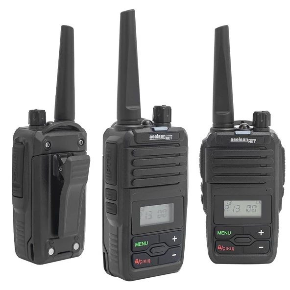 Aselsan A446T 16 Kanal 12 Km Menzil Ekranlı Tekli Set El Telsizi - Resim 2