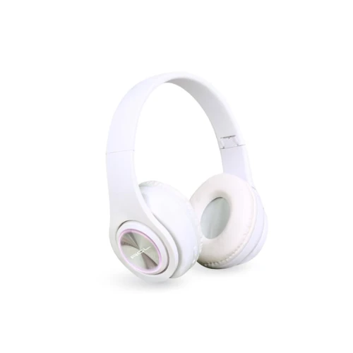 Abk-03 Rgb Işıklı Baş Üstü Bluetooth Kulaklık beyaz - Resim 4