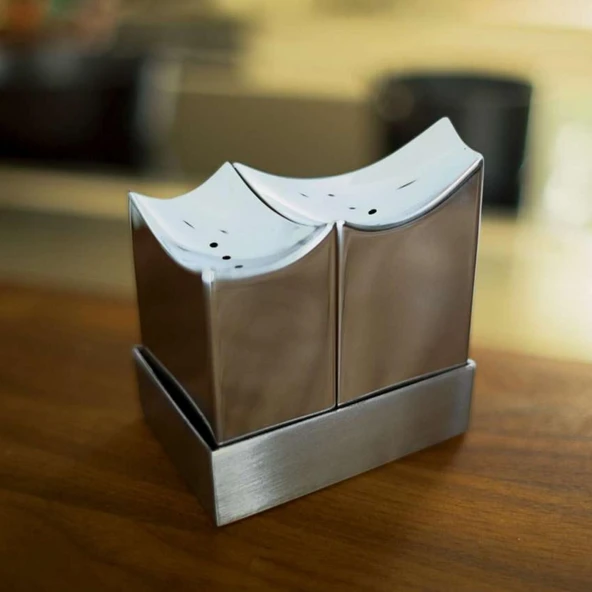 Philippi Elbphilharmoni 3 Parça Tuzluk Biberlik 9 cm - Resim 3