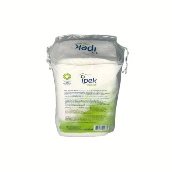 İpek Organik Bebek Temizleme Pamuğu 60 Adet - Resim 2