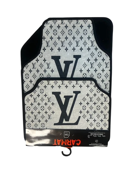 Universal LV SİYAH FÜME Dekor Paspas Kaydırmaz Taban Yıkanabİlir - 1