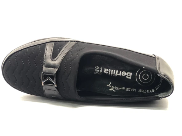 Berfilla Dr.Tavsiyeli İçi %100 Deri Anne Kadın Babet Ayakkabı - Resim 13