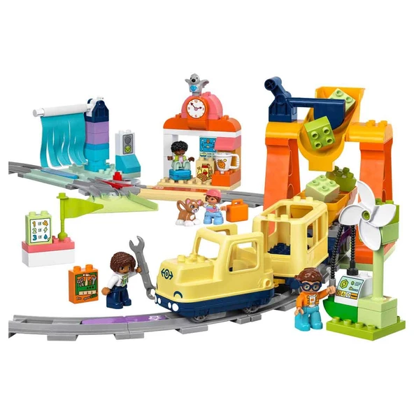 Lego 10428 DUPLO Kasabası Büyük İnteraktif Mahalle Treni - 3