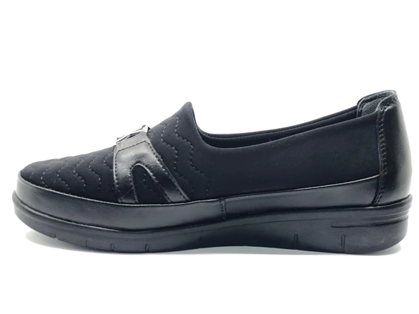 Berfilla Dr.Tavsiyeli İçi %100 Deri Anne Kadın Babet Ayakkabı - Resim 7