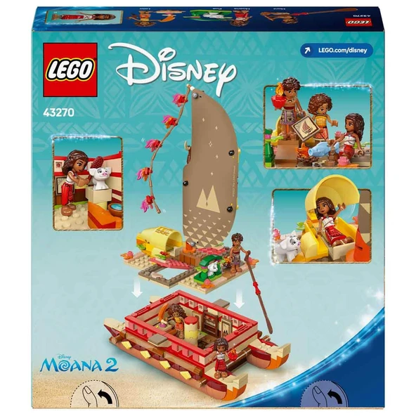 Lego 43270 Disney Moana'nın Macera Kanosu - Resim 3