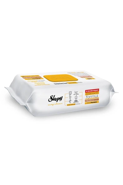 Sleepy ( 1 ADET ) Easy Clean Arap Sabunu Katkılı Yüzey Temizlik Havlusu 100'lü - Resim 2