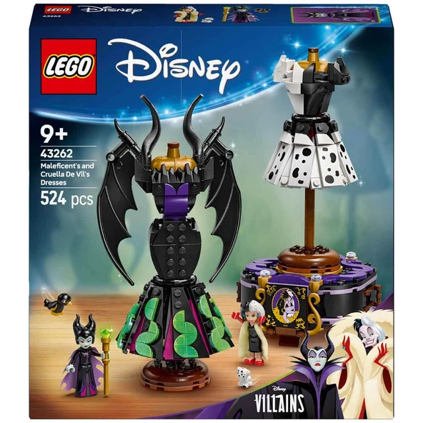 Lego 43262 Disney Kötüleri Malefiz'in ve Cruella De Vil'in Elbiseleri - Resim 2