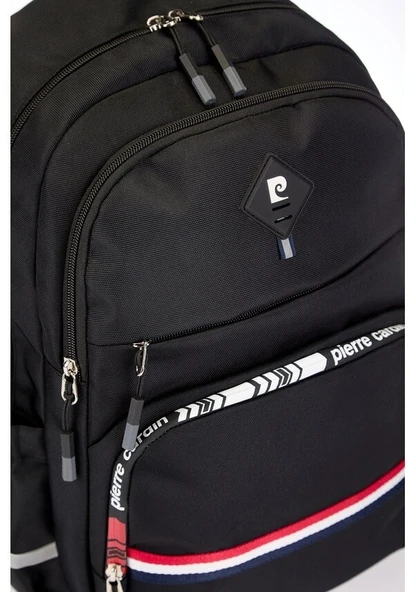 Pierre Cardin Siyah Unisex Sırt Çantası 07PCT18001-L - 6