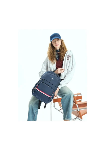 Pierre Cardin Lacivert Unisex Sırt Çantası 07PCT18001-L - 2