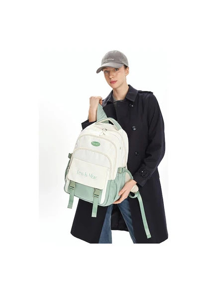 Pierre Cardin Yeşil Unisex Sırt Çantası 07PCT120-S