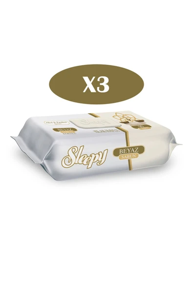 Sleepy Islak Havlu Beyaz Sabun Kokulu (3 x 90) 270 Yaprak ürün görseli