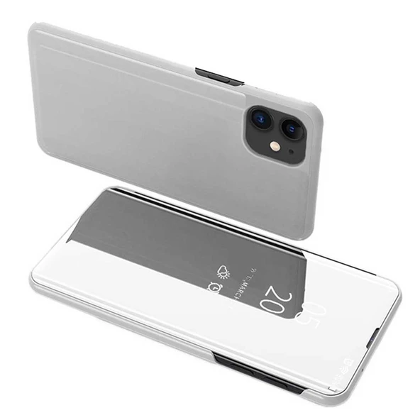 Apple iPhone 12 / iPhone 12 Pro Uyumlu Aynalı Kapaklı Lüx Kılıf - Resim 6