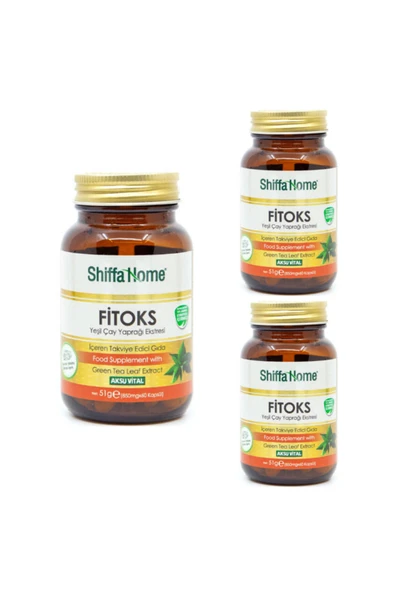 Fioksin Yeşil Çay Yaprağı Ekstresi 60 Kapsül (3 Adet) ürün görseli 1