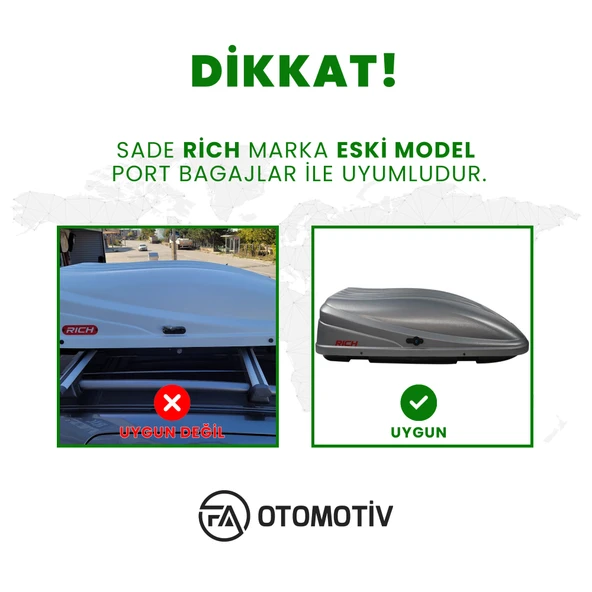 Rich Eski Model Port Bagaj Kilit Seti - Resim 4