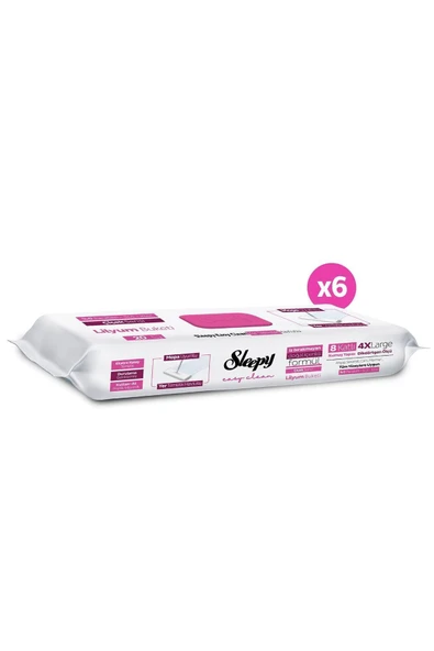Sleepy Easy Clean Lilyum Buketi Mopa Uyumlu Yer Temizlik Havlusu 6X20 (120 Yaprak) - Resim 2