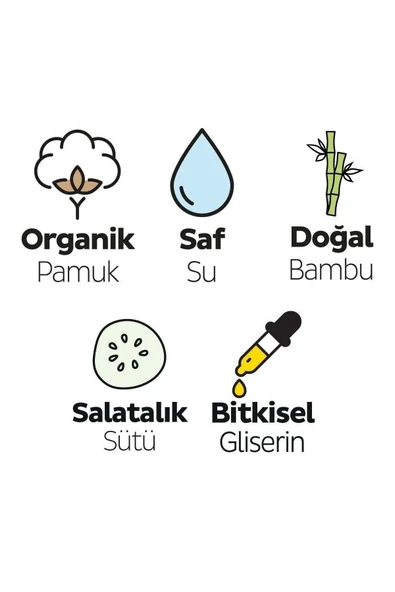 Sleepy Natural Islak Havlu 90 Yaprak Yenidoğan 24 Lü Set 2160 Yaprak - Resim 4