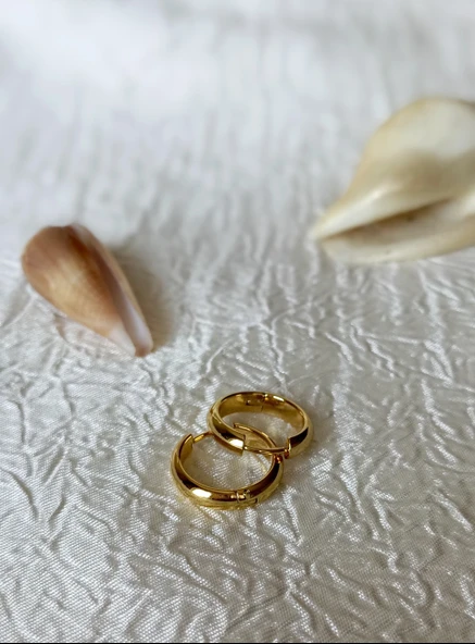 Çelik Halka Küpe - 2