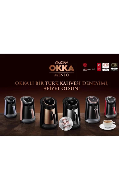 Arzum OK004 Okka Minio Türk Kahvesi Makinesi -  BAKIR - 7